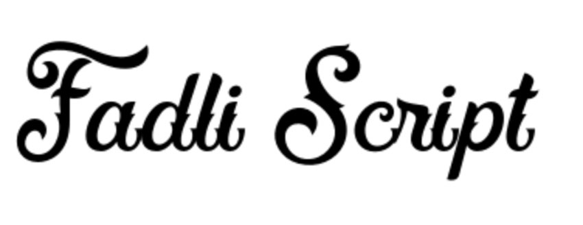 Fadli Script Font